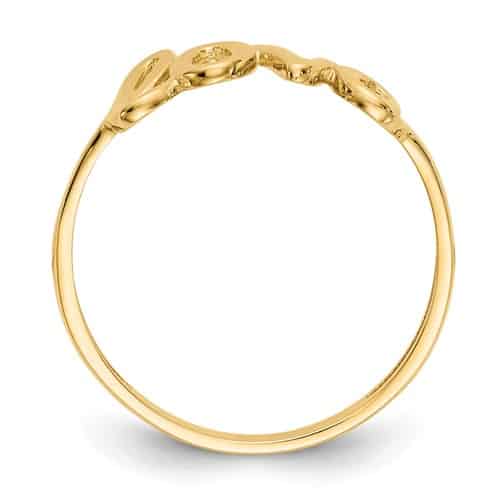 Gold Ladies Ring GLR-DI949 - Best Jewellers in Chandigarh